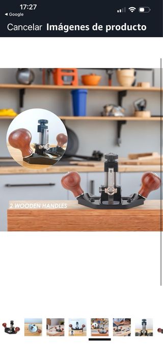 Fresadora manual carpintería