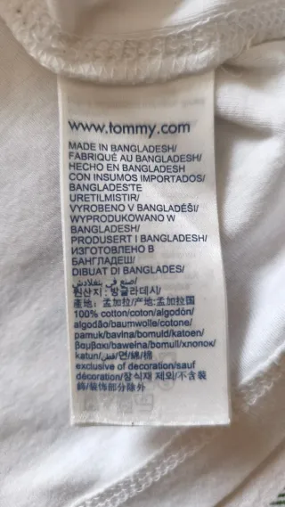 Camiseta Tommy Jeans Blanca Talla S
