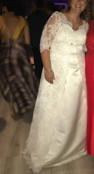 Vestido de novia usado una vez