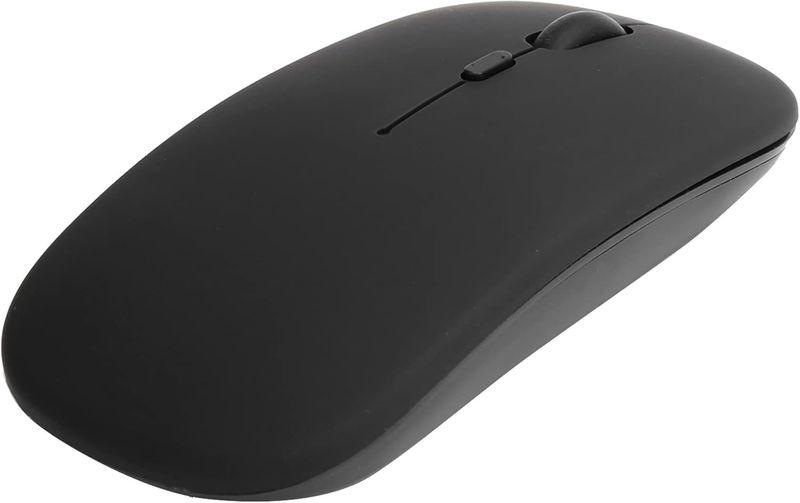 Ratón inalámbrico, Mini ratón Negro Mudo con Bluet afbeelding 5
