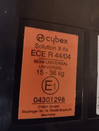 Silla Cybex Solution X-Fix