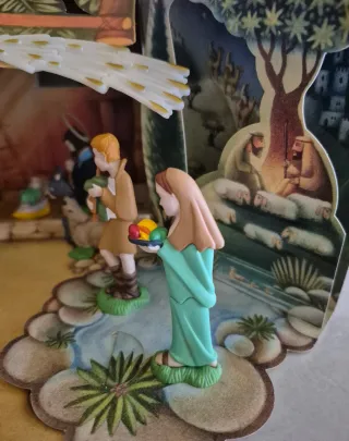 Presepe Kinder 2001 con scatola