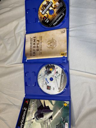 2 Juegos PS2: Ace Combat y Mercenarios
