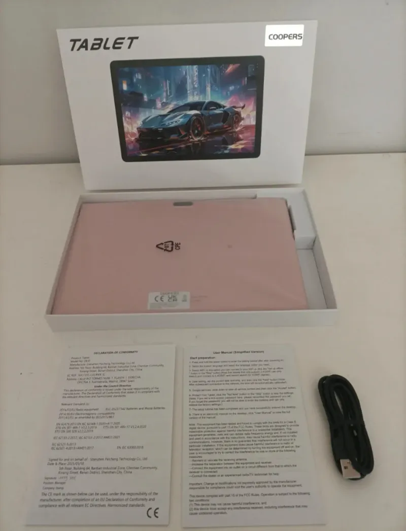 Tablet Android 14 Coopers