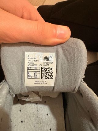 Zapatilla New Balance Gris y Azul