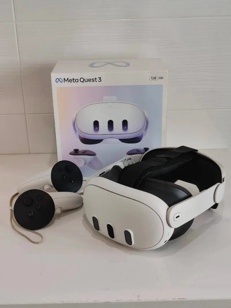 Meta Quest 3 128 GB Impecable + Cable Link