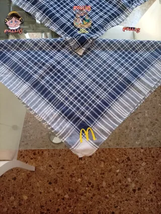 Lote 3 foulard Fallas con parches