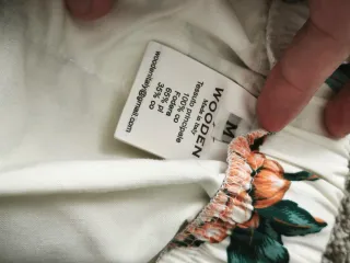 Pantaloni vintage floreali