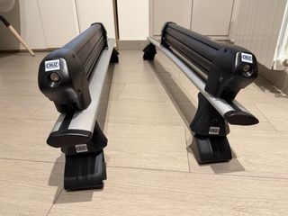 Barras de techo + portaesquís Audi Q3 Sportback.