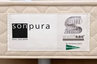 Cama 1.50 con Colchón y Base Tapizada