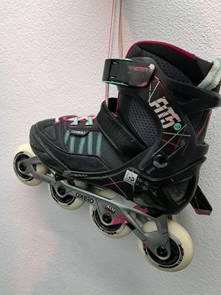 Patines en línea Oxelo con protecciones y bolsa