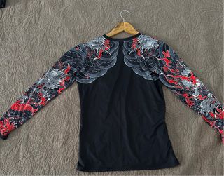 Camiseta MMA/Jiu Jitsu Tatuaje Dragón Oni