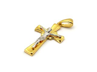 crucifijo oro 18k