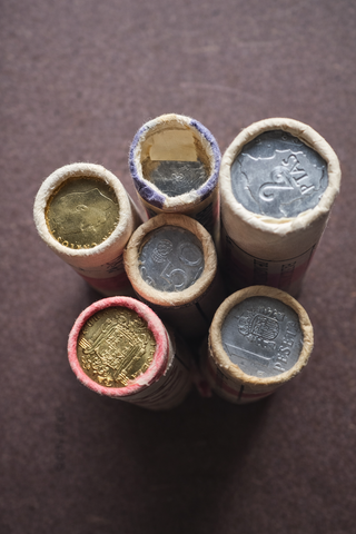 Lote de 6 cartuchos originales de pesetas SIN ABRI