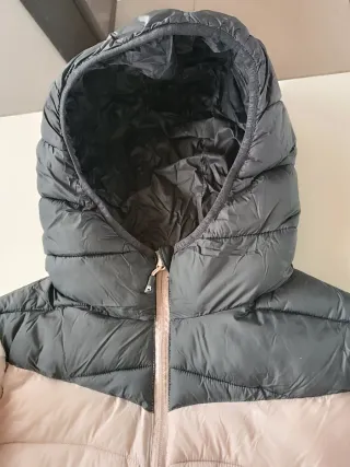 Plumas acolchada bicolor