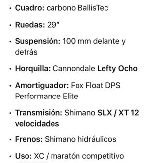 Bicicleta MTB Cannondale