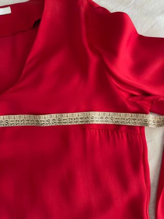 Blusa Uterqüe Roja Talla M