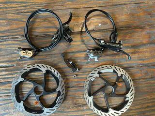 Lote Tija Fox Transfer y frenos XTR