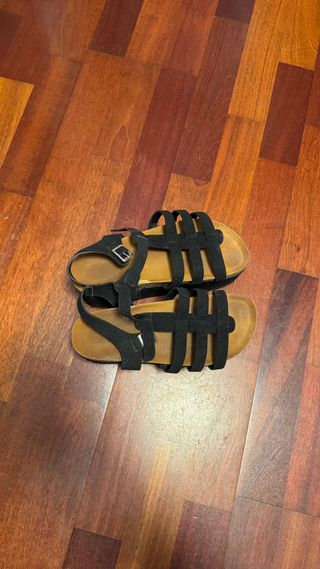 Sandalias negras plataforma