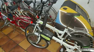 Lote de bicis antiguas.