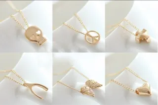 Set 6 collane donna oro