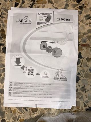 Barra Enganche Remolque Furgoneta