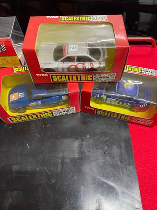 Lote 3 coches Scalextric Tyco