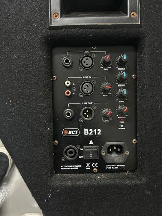 Altavoces BCT B212 - Negro