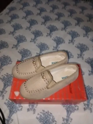 Zapatillas verano mujer beige