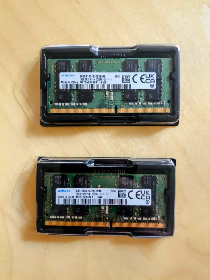32GB DDR4 Dual Rank & Channel Samsung 3200 (2X16GB