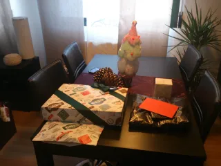 Mesa extensible Ikea Brujsta Negra