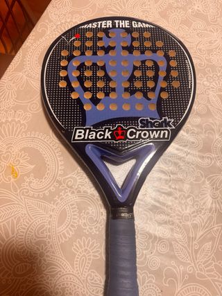 Pala de pádel Black Crown Shark