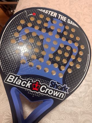 Pala de pádel Black Crown Shark