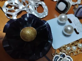 Bigiotteria collane, 2anelli orecchini e spilla