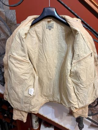 Giubbino vera pelle comoda morbida leggera vintage