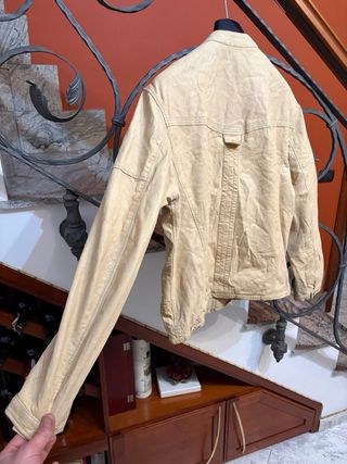 Giubbino vera pelle comoda morbida leggera vintage