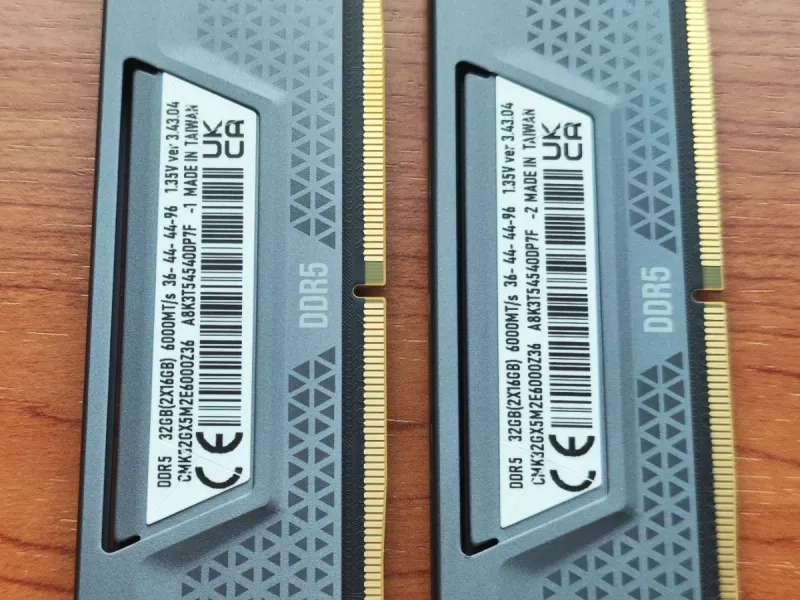 Corsair Vengeance DDR5 32GB 6000MHz EXPO AMD afbeelding 2