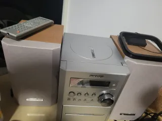 Minicadena Sharp CD MP3 Radio Cassette