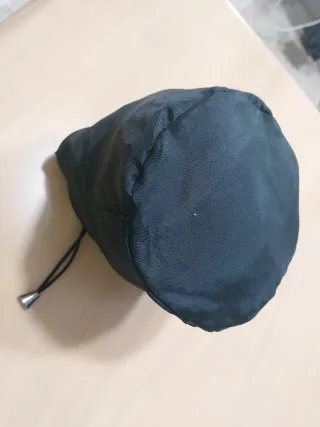 Borsa secchiello handmade paillettes nere