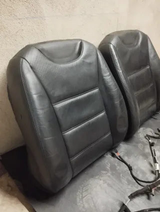 Asientos delanteros Porsche Cayenne Cuero Negro