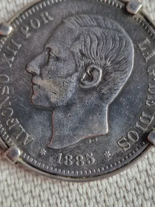 5 Pesetas 1885 Alfonso XII