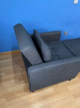 Sofá Cama Plegable Gris
