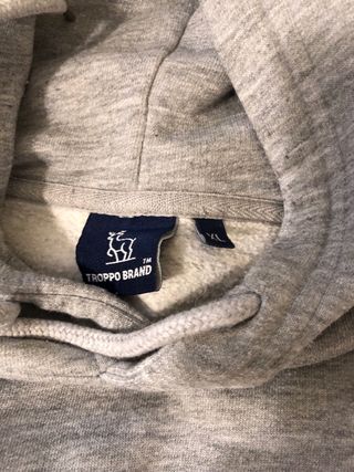 Sudadera Gris Troppo Brand