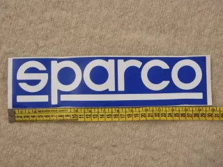 Adesivo Sparco Vintage Blu e bianco