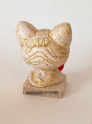 Gatto in gesso Ceramico