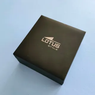 Bracciale Lotus Uomo Nero e Argento