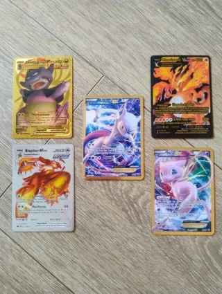 Cromos Pokémon VMAX, V, EX
