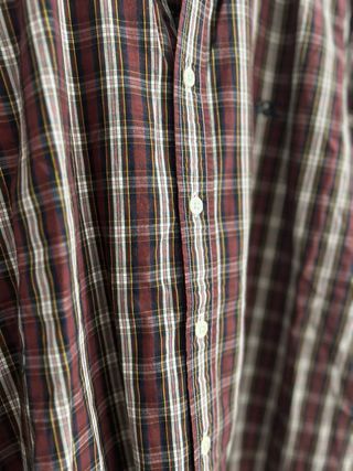 Camisa Canterbury Manga Corta Cuadros Hombre
