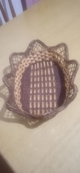 Cesto porta pane o frutta in vimini