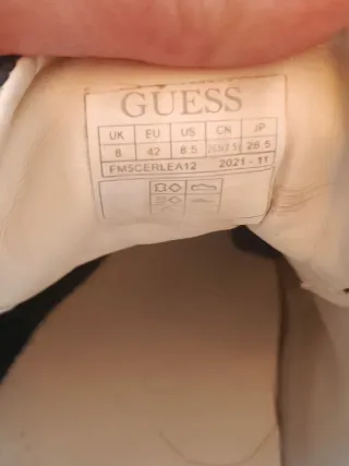 Scarpe Guess in pelle nere